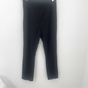 SHEIN Women’s Straight Leg Slacks with Slit at Ankle Black Size M See Pictures